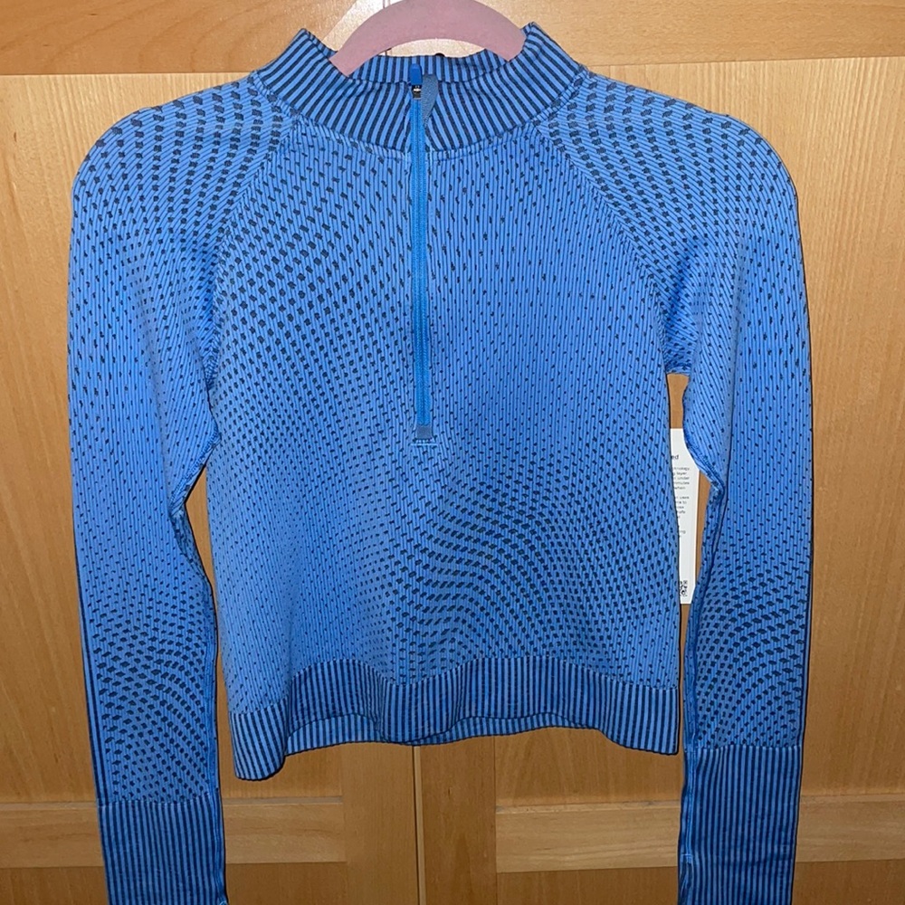 Rest less cropped half zip